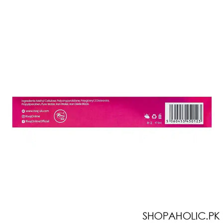 Rivaj UK Quick Dry Matte Waterproof Fusion Eyeliner, Black - Image 4