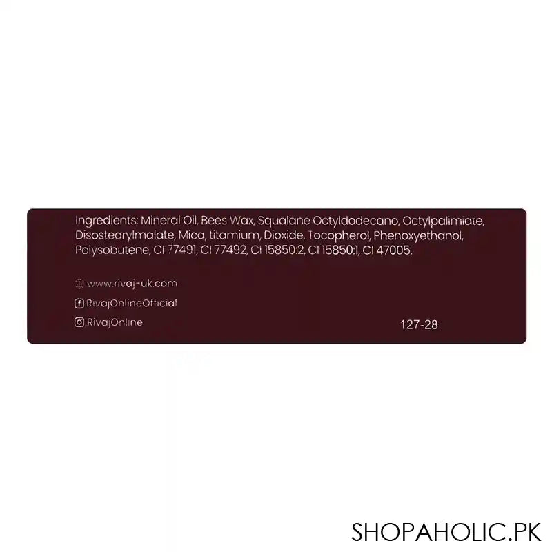 Rivaj UK Ultra Matte Lipstick, No-budge formula, 01 - Image 4