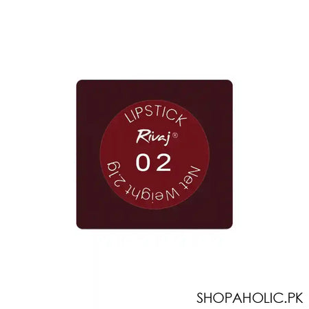 Rivaj UK Ultra Matte Lipstick, No-budge formula, 02 - Image 3