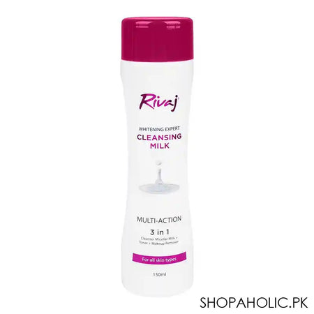 Rivaj Whitening Expert Cleansing Milk, For All Skin Types, 150ml - Main Image