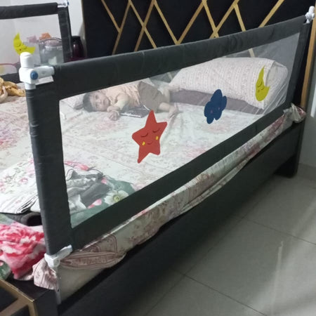 Baby Bed Fence Safety Gate Adjustable Security Children Guardrail 1.8 Meter (6 Feet) Length