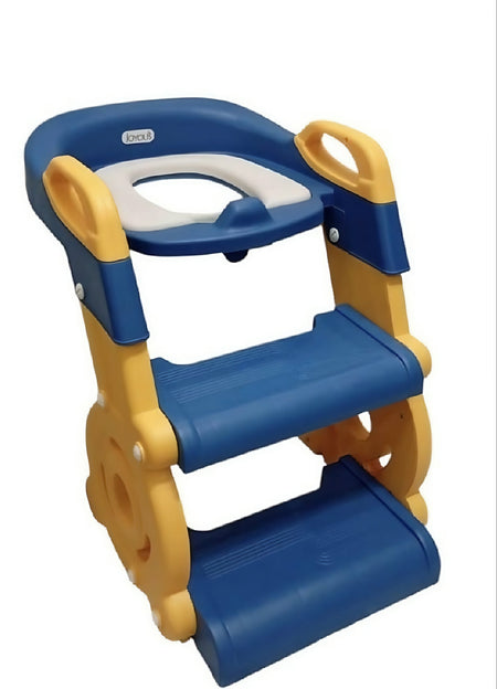 Ladder Potty Training Seat Commode Cover With Step Stool