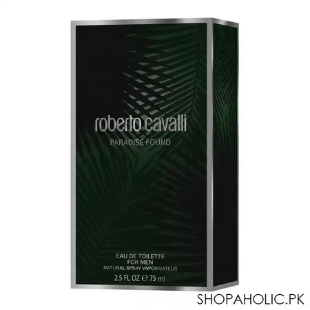 roberto cavalli paradise found for men eau de toilette, 75ml image2