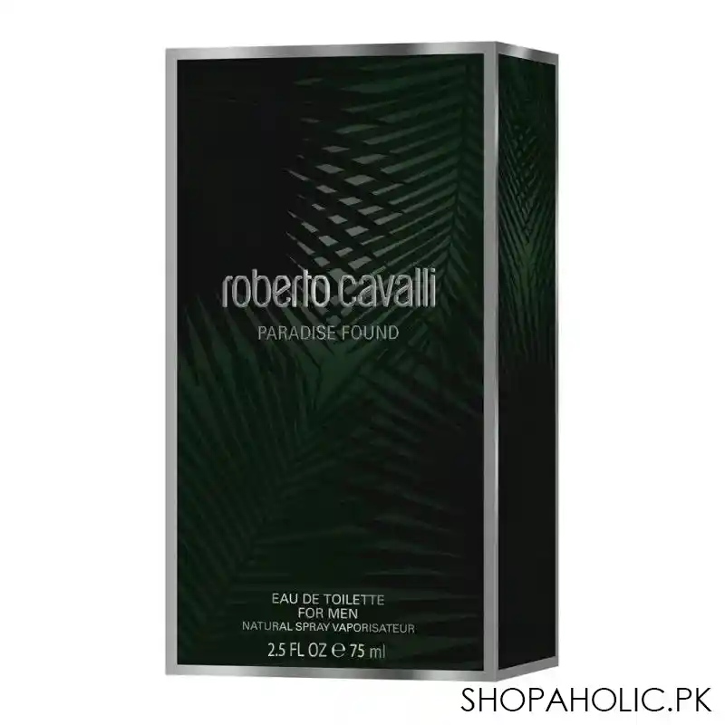 roberto cavalli paradise found for men eau de toilette, 75ml image2