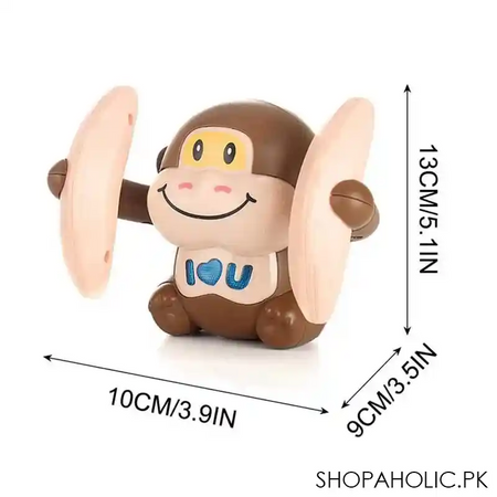 rolling monkey banana voice controlled toy for kids image7