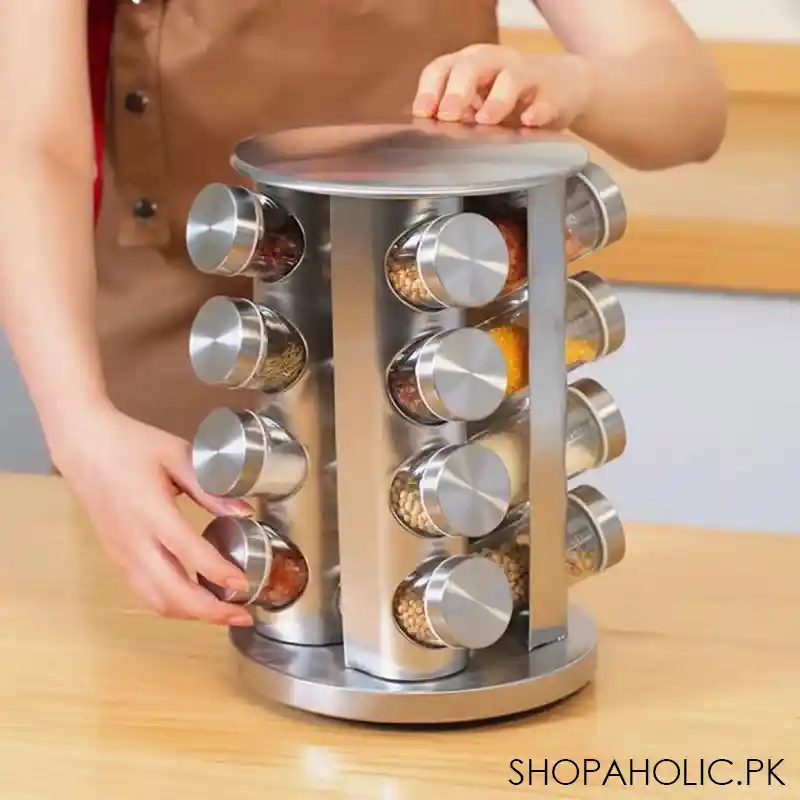 rotatable seasoning rack image2