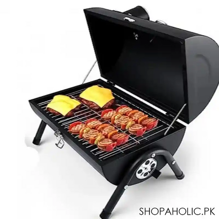 round folding bbq grill image5