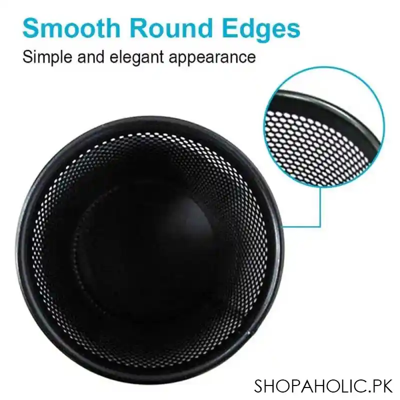 round metallic pen and pencil holder stationary organizer   small image4