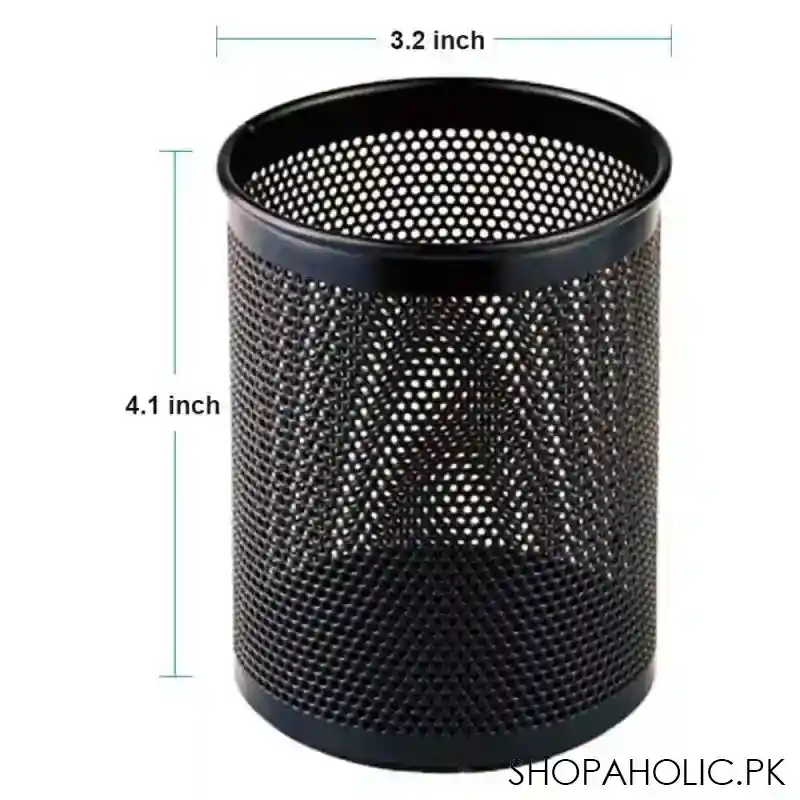round metallic pen and pencil holder stationary organizer   small image5