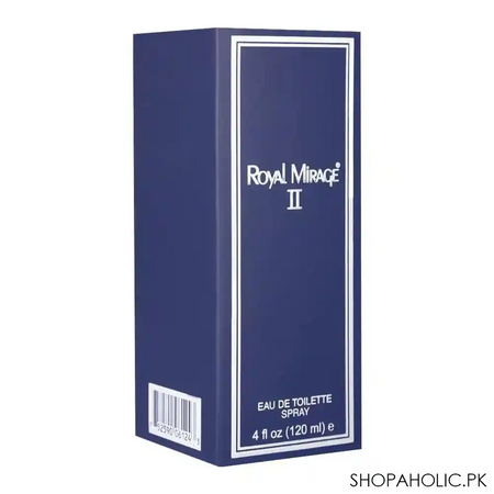 royal mirage 2 eau de toilette, for men, 120ml image2
