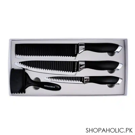 royalford non stick coating knife set, 5's rf10461 main image
