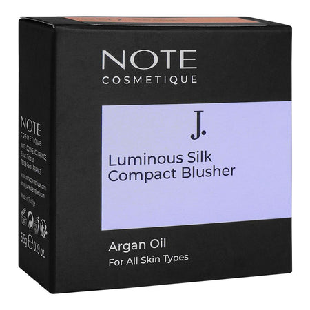 J. Note Luminous Silk Compact Blusher, 07 Star Copper, With Argan Oil - Image 3