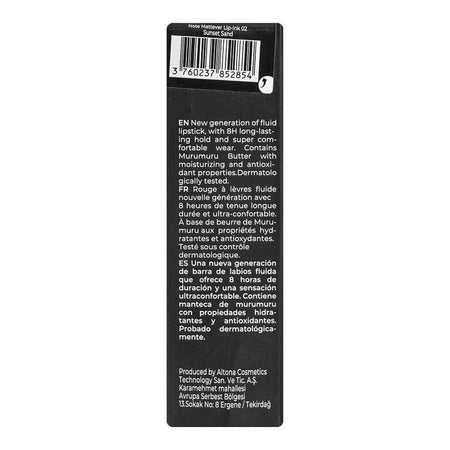 J. Note Mattever Lip Ink, Long Lasting, 02 Sunset Sand - Image 3