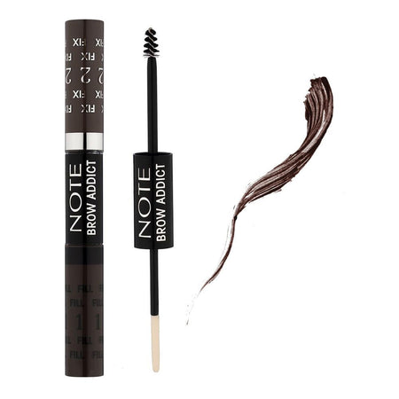 J. Note Brow Addict Tint & Shaping Gel, 04 Grey Brown - Main Image