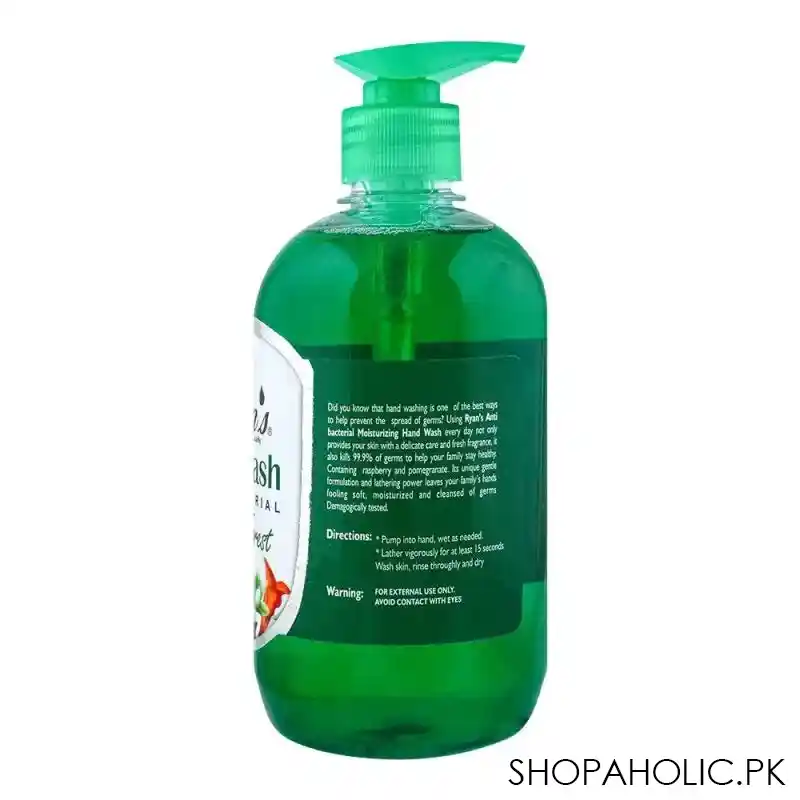 ryan's green apple hand wash, 500ml image2