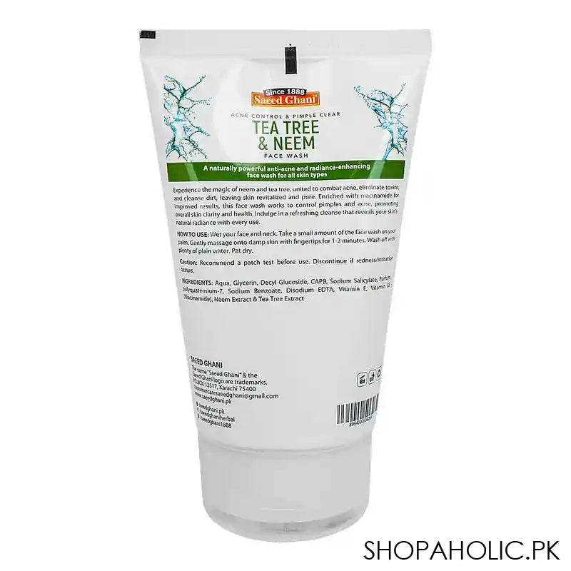 Saeed Ghani Acne Control & Pimple Face Wash - Image 2