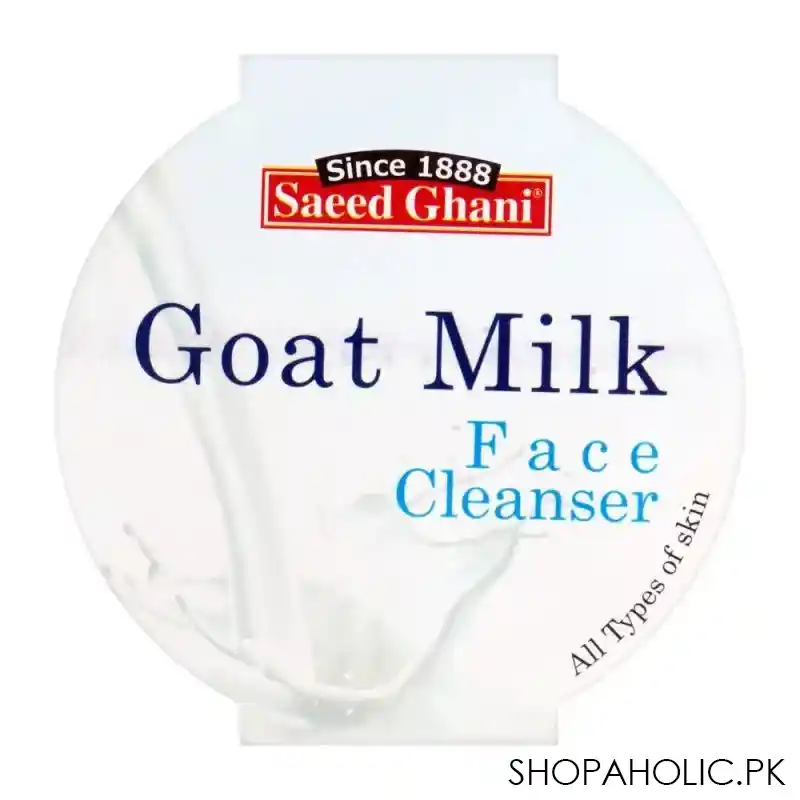 saeed ghani goat milk face cleanser, all skin types, 180g image2
