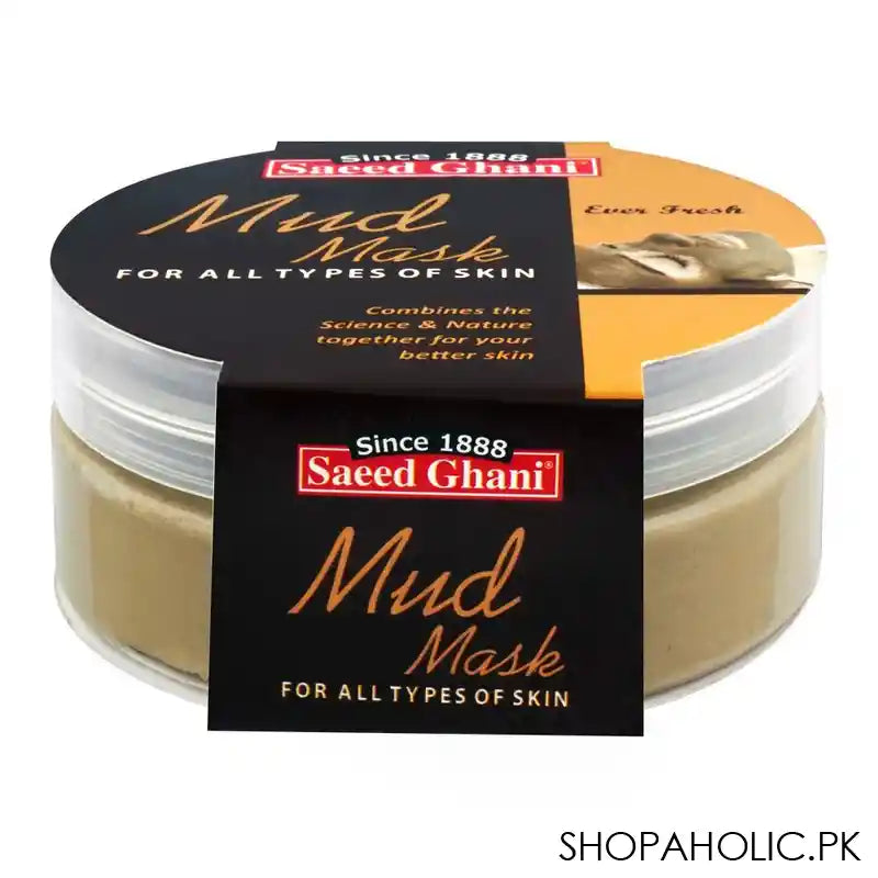 Saeed Ghani Mud Face Mask, All Skin Types, 180g - Main Image