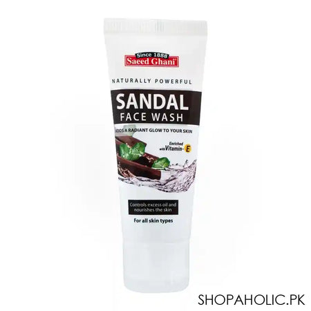 Saeed Ghani Sandal Face Wash, All Skin Types, 60ml Main Image