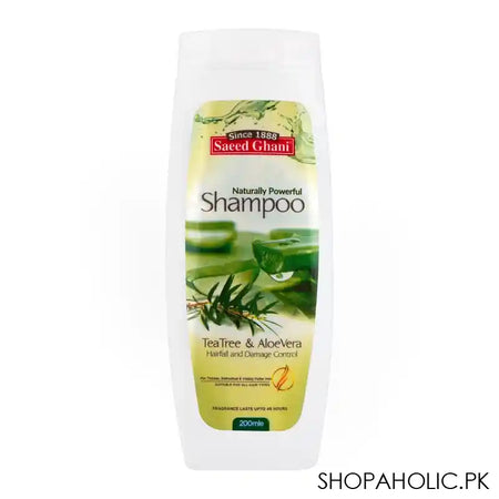 Saeed Ghani Tea Tree & Aloe Vera Shampoo, 200ml Main Image