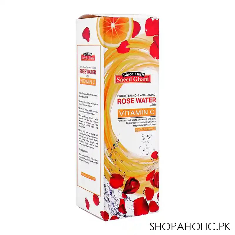 Saeed Ghani Vitamin C + Rose Water, 120ml - Image 3