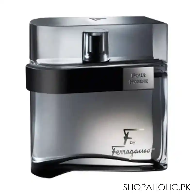 salvatore ferragamo f by ferragamo black eau de toilette, fragrance for men, 100ml main image