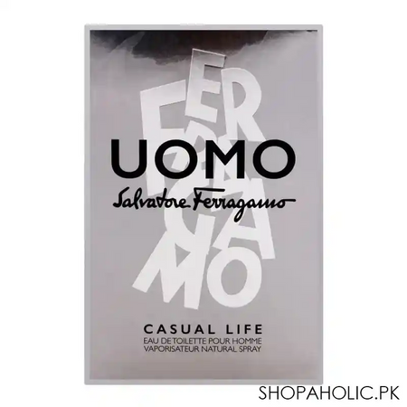 salvatore ferragamo uomo casual life eau de toilette 100ml image2