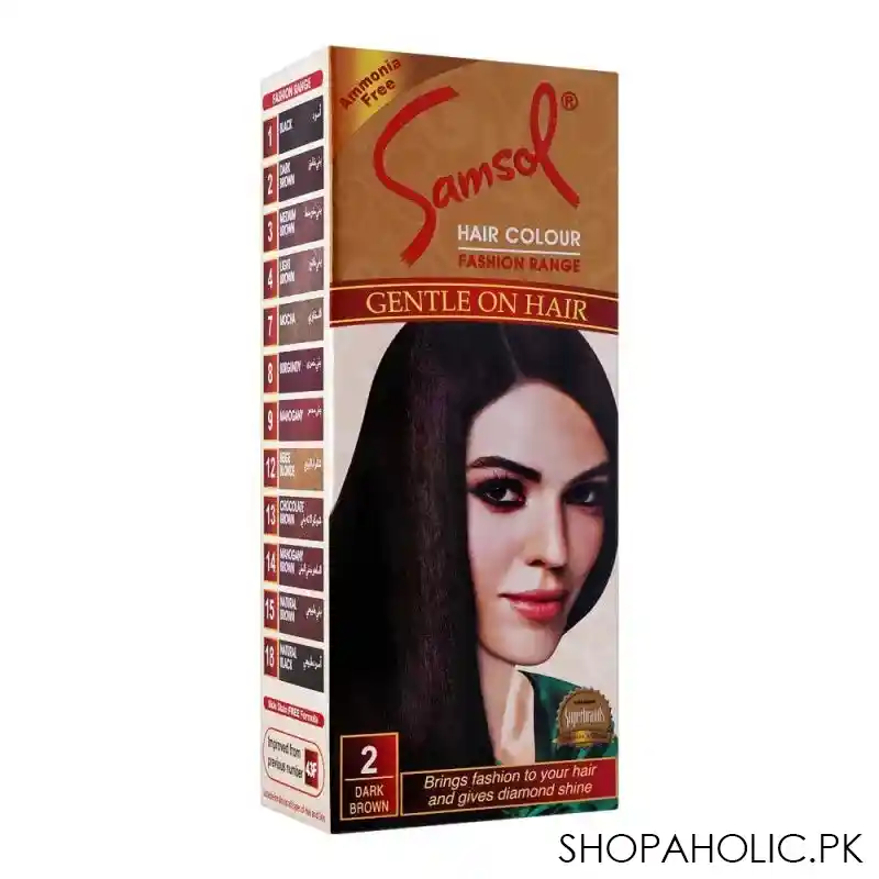 samsol fashion range hair colour, 2 dark brown main image