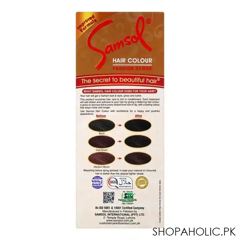 samsol fashion range hair colour, 9 mahogany image2