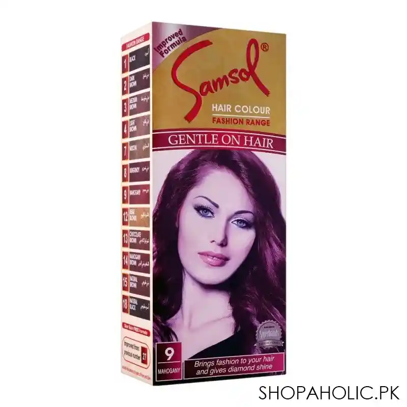 samsol fashion range hair colour, 9 mahogany main image
