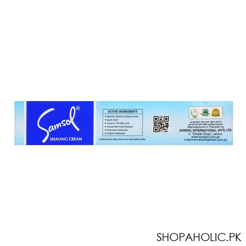 Samsol Moisturizing Perfumed Lather Shaving Cream, 72g - Image 2
