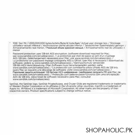 Sandisk Cruzer Glide 32GB USB Flash Drive 3.0 - Image 3