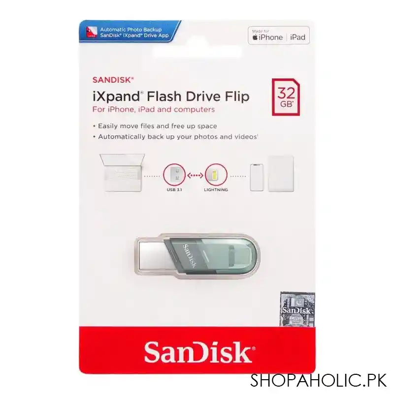 sandisk ixpand usb flash drive flip, 32gb image4