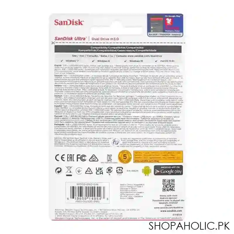 sandisk ultra 16gb dual drive, m3.0 otg flash drive android image3