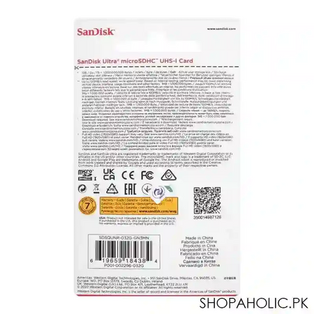 sandisk ultra 32gb micro sdhc uhs 1, speed upto 100mb/s image3