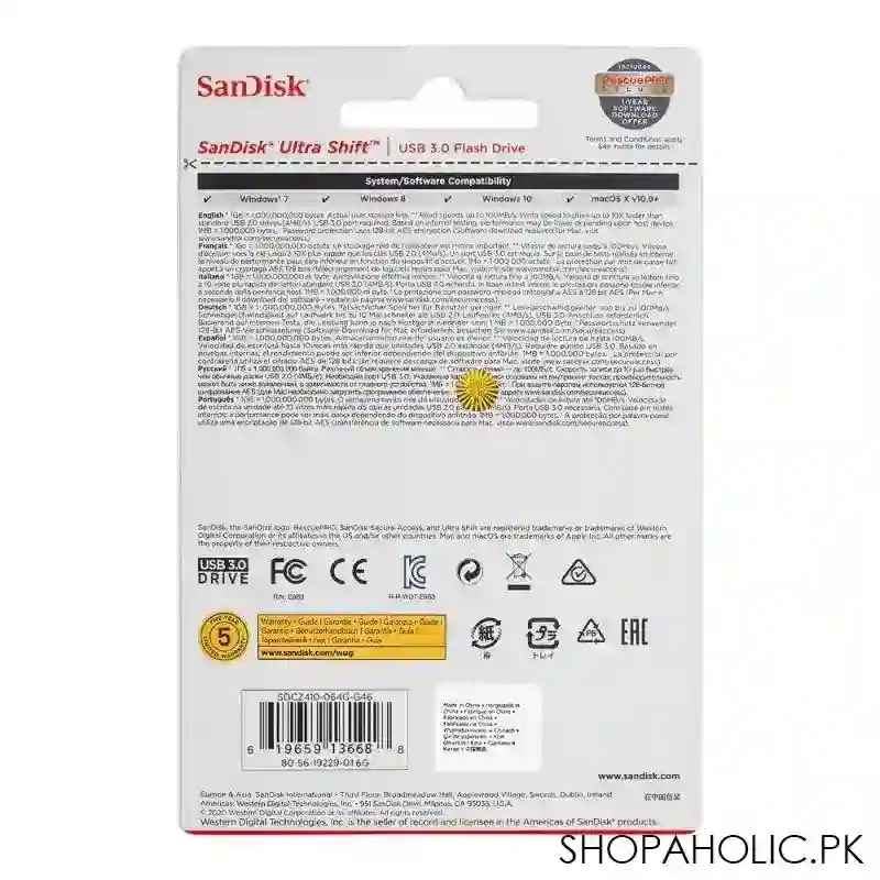 sandisk ultra flair usb 3.0 flash drive, 150mb/s, 16gb image3