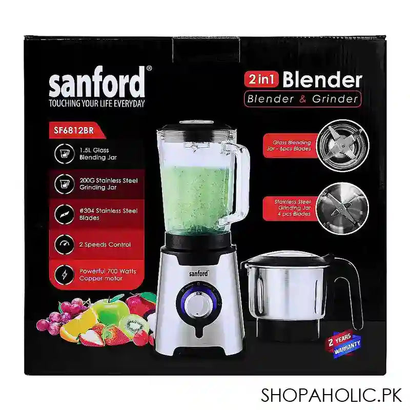 Sanford Blender 2 In 1, SF-6812BR - Image 5