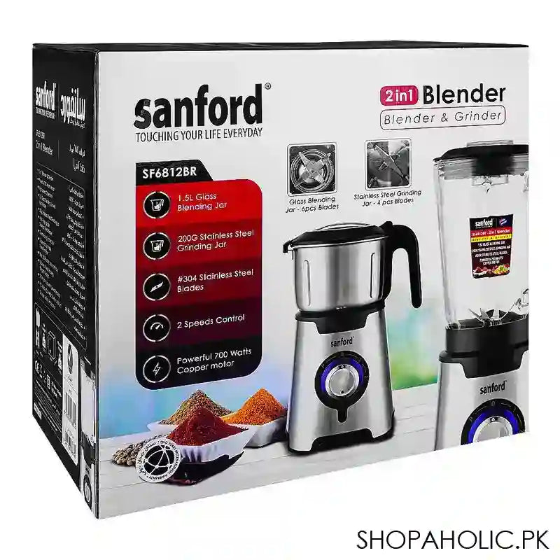 Sanford Blender 2 In 1, SF-6812BR - Image 6