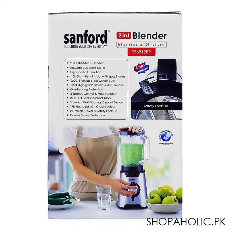 Sanford Blender 2 In 1, SF-6812BR - Image 7