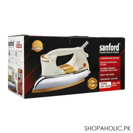 sanford dry iron, 1000 1200w, sf 20d1 image3