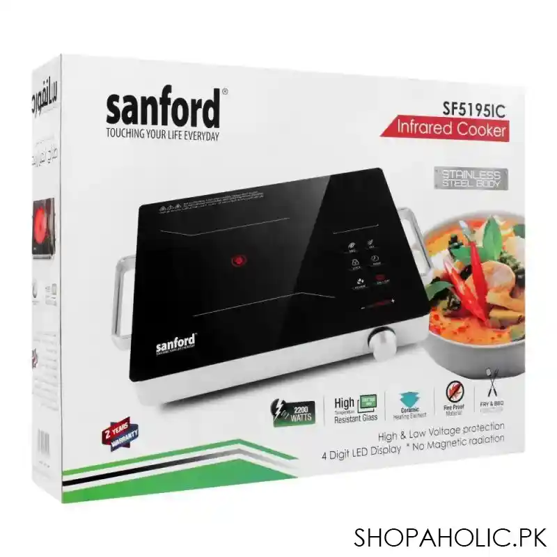 sanford infrared electric cooker, 2200w, sf 5195ic image2