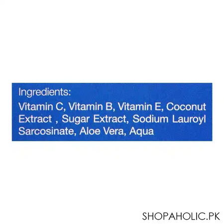 saniderm coconut extract hydrating face wash, for normal to dry skin, 90g image3