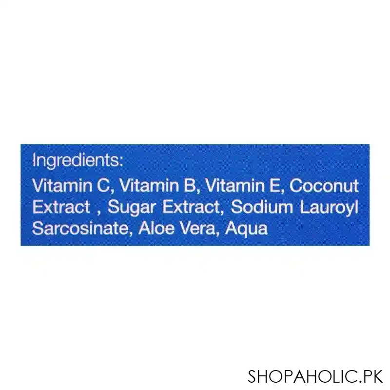 saniderm coconut extract hydrating face wash, for normal to dry skin, 90g image3