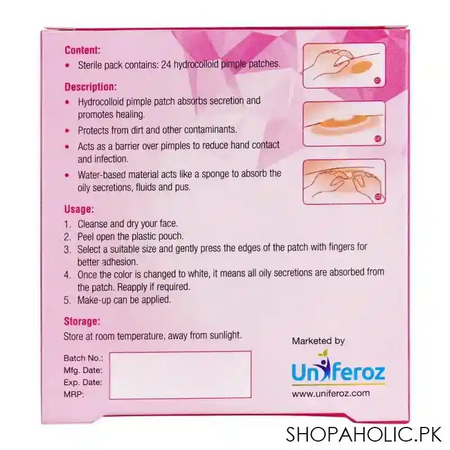 saniderm pimple patches, 24 pack image2