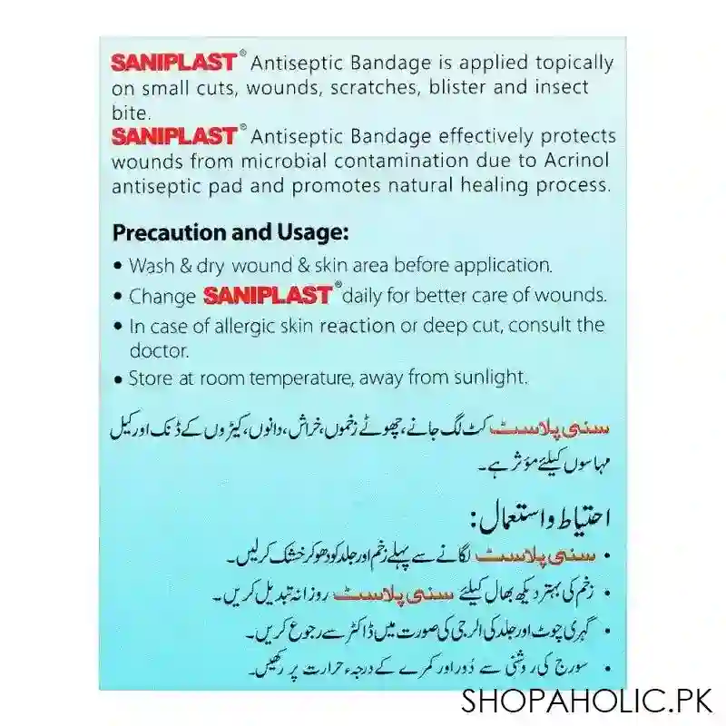saniplast first aid antiseptic bandage, medium, giant 100 pack image3