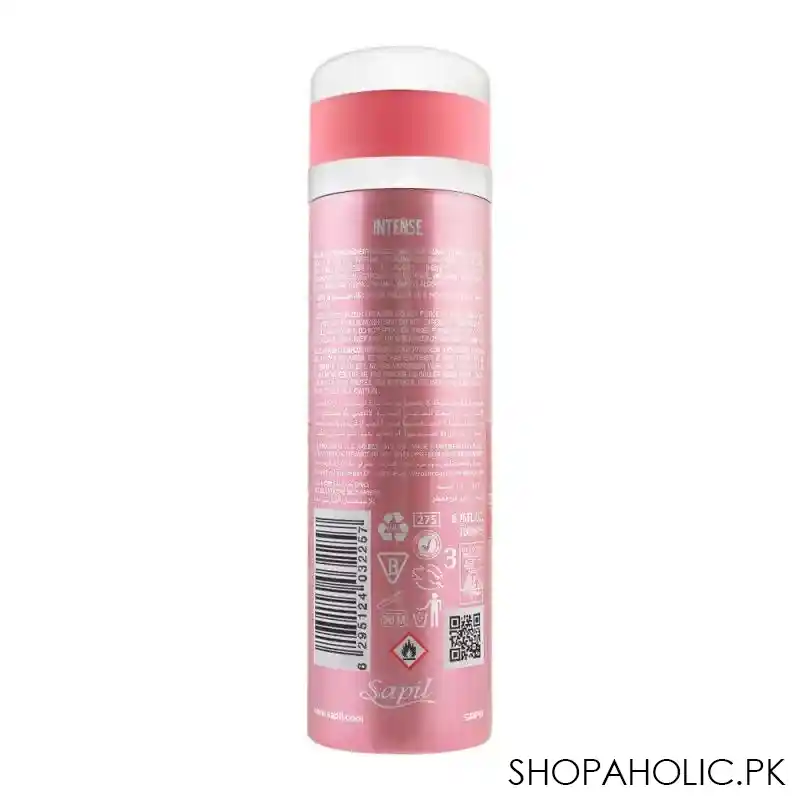 sapil intense for women perfumed deodorant spray, 200ml image2