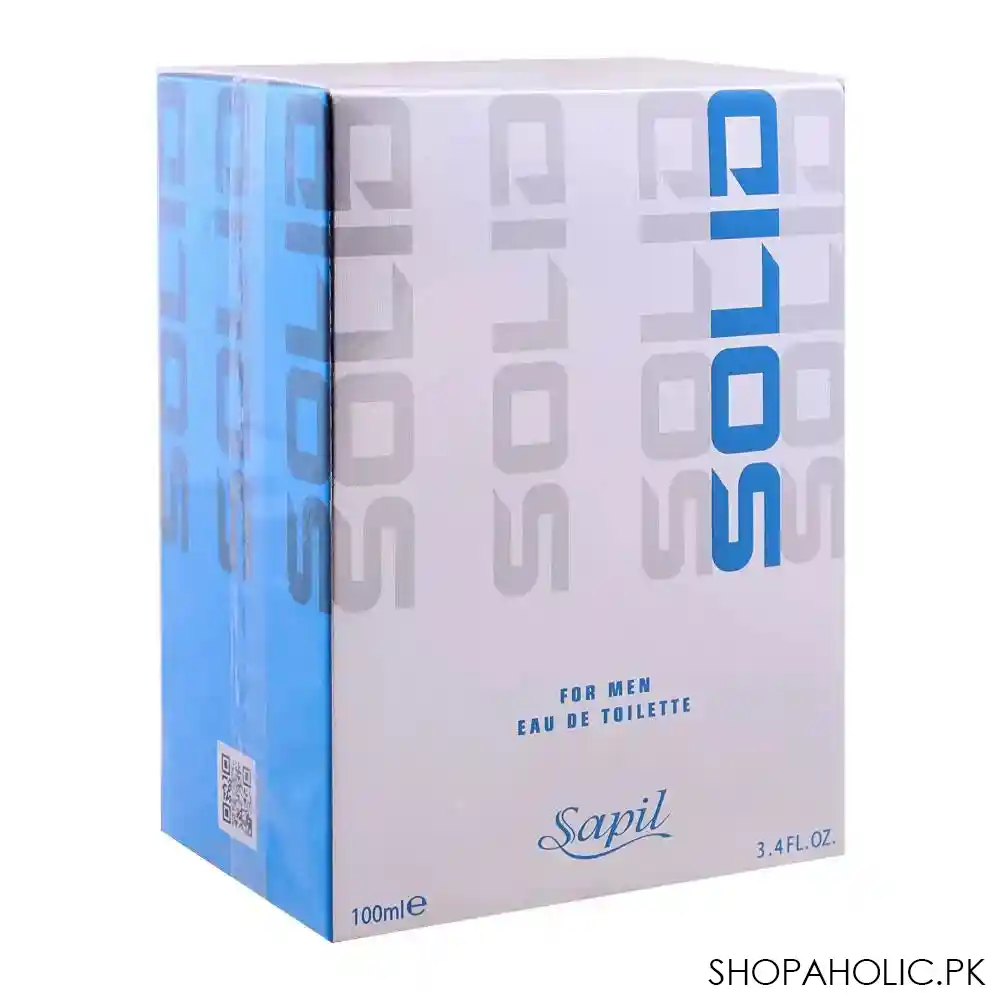 sapil solid for men eau de toilette, 100ml image2