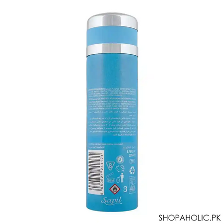 sapil solid silver for men deodorant spray, 200ml image2