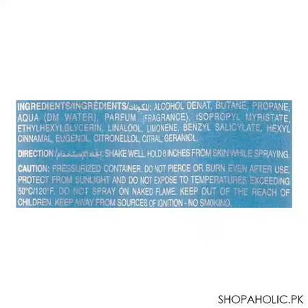 sapil solid silver for men deodorant spray, 200ml image3