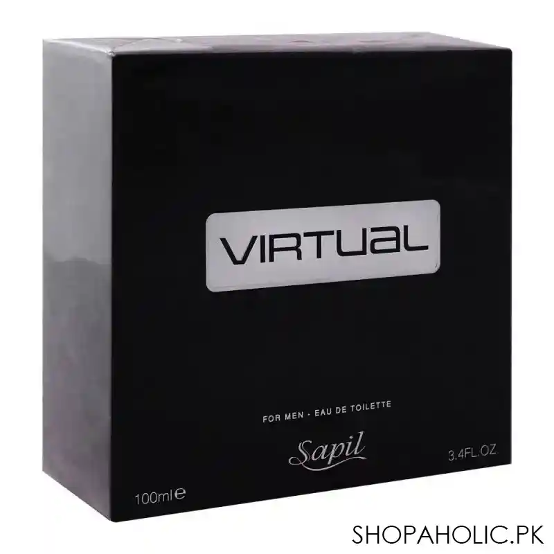 sapil virtual for men eau de toilette, 100ml image2